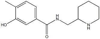 3-hydroxy-4-methyl-N-(piperidin-2-ylmethyl)benzamide Structure