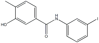 3-hydroxy-N-(3-iodophenyl)-4-methylbenzamide 구조식 이미지