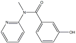 3-hydroxy-N-methyl-N-(pyridin-2-yl)benzamide 구조식 이미지