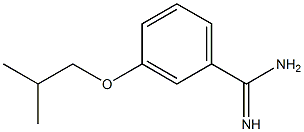 3-isobutoxybenzenecarboximidamide Structure