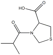 3-isobutyryl-1,3-thiazolidine-4-carboxylic acid Structure