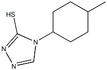4-(4-methylcyclohexyl)-4H-1,2,4-triazole-3-thiol Structure
