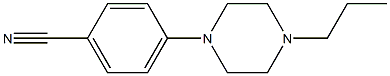 4-(4-propylpiperazin-1-yl)benzonitrile Structure