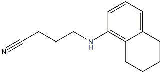 4-(5,6,7,8-tetrahydronaphthalen-1-ylamino)butanenitrile 구조식 이미지