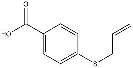 4-(allylthio)benzoic acid 구조식 이미지