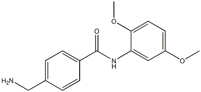 4-(aminomethyl)-N-(2,5-dimethoxyphenyl)benzamide 구조식 이미지