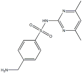 4-(aminomethyl)-N-(4,6-dimethylpyrimidin-2-yl)benzene-1-sulfonamide Structure