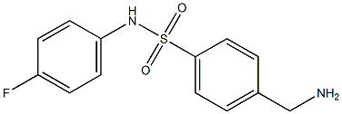 4-(aminomethyl)-N-(4-fluorophenyl)benzenesulfonamide Structure