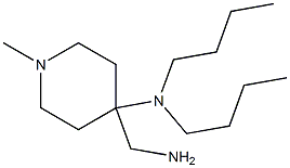 4-(aminomethyl)-N,N-dibutyl-1-methylpiperidin-4-amine 구조식 이미지
