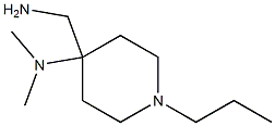 4-(aminomethyl)-N,N-dimethyl-1-propylpiperidin-4-amine 구조식 이미지