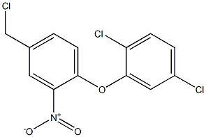 4-(chloromethyl)-1-(2,5-dichlorophenoxy)-2-nitrobenzene Structure