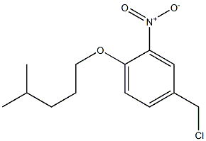4-(chloromethyl)-1-[(4-methylpentyl)oxy]-2-nitrobenzene Structure