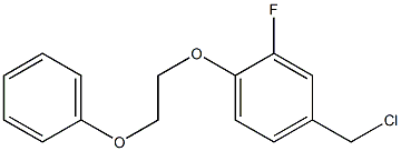 4-(chloromethyl)-2-fluoro-1-(2-phenoxyethoxy)benzene Structure