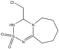 4-(chloromethyl)-3,4,7,8,9,10-hexahydro-6H-[1,2,4,6]thiatriazino[4,3-a]azepine 2,2-dioxide Structure