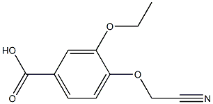 4-(cyanomethoxy)-3-ethoxybenzoic acid Structure