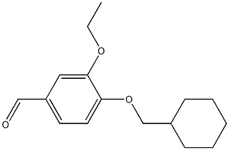 4-(cyclohexylmethoxy)-3-ethoxybenzaldehyde 구조식 이미지