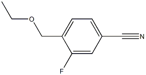 4-(ethoxymethyl)-3-fluorobenzonitrile Structure