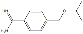 4-(isopropoxymethyl)benzenecarboximidamide Structure