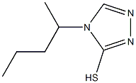 4-(pentan-2-yl)-4H-1,2,4-triazole-3-thiol Structure