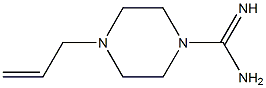 4-(prop-2-en-1-yl)piperazine-1-carboximidamide Structure