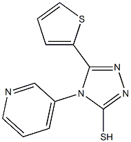 4-(pyridin-3-yl)-5-(thiophen-2-yl)-4H-1,2,4-triazole-3-thiol 구조식 이미지