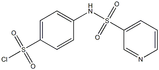 4-(pyridine-3-sulfonamido)benzene-1-sulfonyl chloride Structure