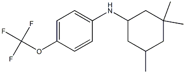 4-(trifluoromethoxy)-N-(3,3,5-trimethylcyclohexyl)aniline Structure