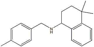 4,4-dimethyl-N-[(4-methylphenyl)methyl]-1,2,3,4-tetrahydronaphthalen-1-amine 구조식 이미지