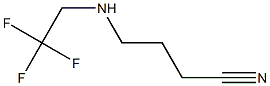 4-[(2,2,2-trifluoroethyl)amino]butanenitrile Structure