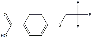 4-[(2,2,2-trifluoroethyl)thio]benzoic acid Structure