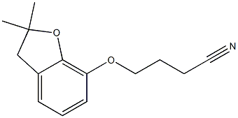 4-[(2,2-dimethyl-2,3-dihydro-1-benzofuran-7-yl)oxy]butanenitrile Structure