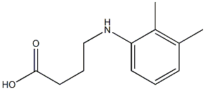 4-[(2,3-dimethylphenyl)amino]butanoic acid 구조식 이미지