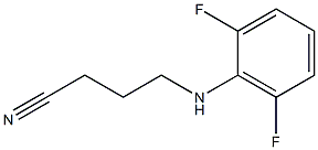 4-[(2,6-difluorophenyl)amino]butanenitrile 구조식 이미지
