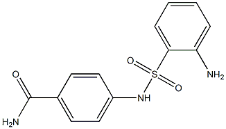 4-[(2-aminobenzene)sulfonamido]benzamide Structure