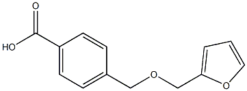 4-[(2-furylmethoxy)methyl]benzoic acid Structure