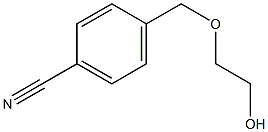 4-[(2-hydroxyethoxy)methyl]benzonitrile 구조식 이미지