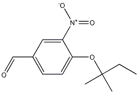 4-[(2-methylbutan-2-yl)oxy]-3-nitrobenzaldehyde Structure