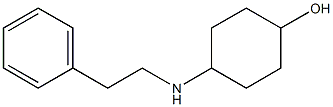4-[(2-phenylethyl)amino]cyclohexan-1-ol 구조식 이미지