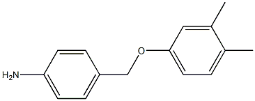 4-[(3,4-dimethylphenoxy)methyl]aniline Structure