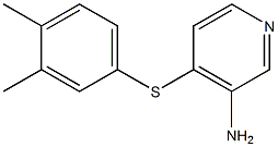 4-[(3,4-dimethylphenyl)sulfanyl]pyridin-3-amine 구조식 이미지