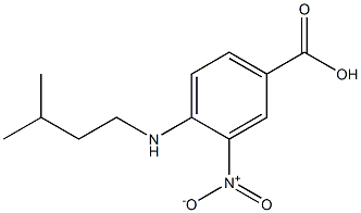 4-[(3-methylbutyl)amino]-3-nitrobenzoic acid Structure