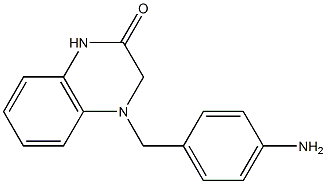 4-[(4-aminophenyl)methyl]-1,2,3,4-tetrahydroquinoxalin-2-one Structure