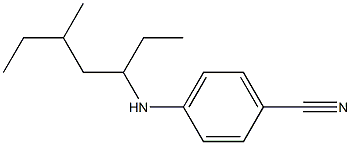 4-[(5-methylheptan-3-yl)amino]benzonitrile 구조식 이미지