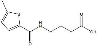 4-[(5-methylthiophen-2-yl)formamido]butanoic acid 구조식 이미지