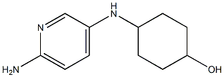 4-[(6-aminopyridin-3-yl)amino]cyclohexan-1-ol Structure