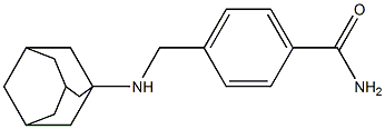 4-[(adamantan-1-ylamino)methyl]benzamide Structure