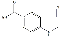 4-[(cyanomethyl)amino]benzamide Structure