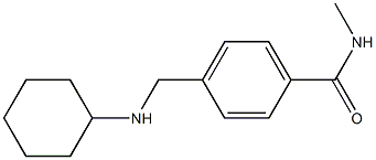 4-[(cyclohexylamino)methyl]-N-methylbenzamide 구조식 이미지
