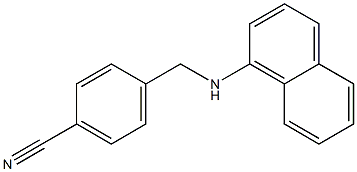 4-[(naphthalen-1-ylamino)methyl]benzonitrile 구조식 이미지