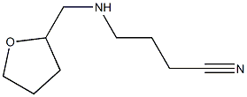 4-[(oxolan-2-ylmethyl)amino]butanenitrile Structure